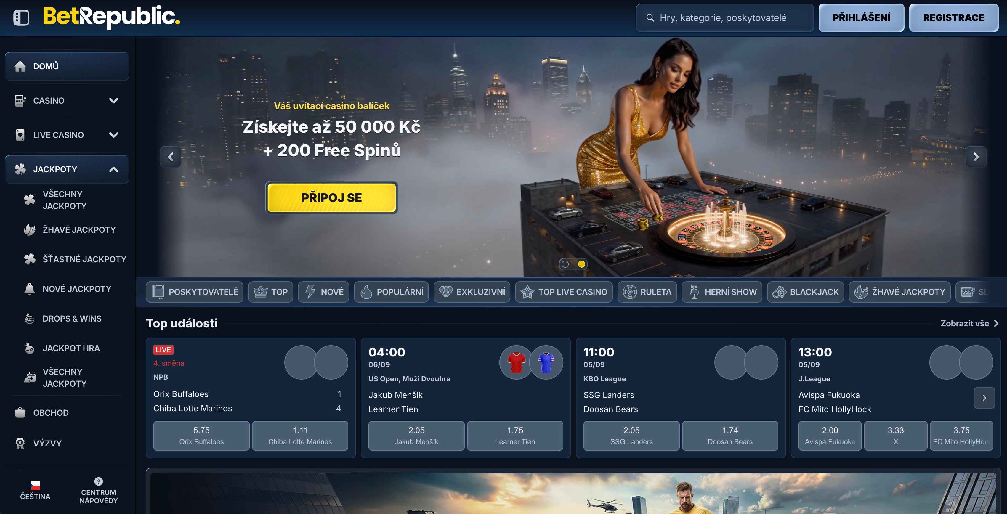 BetRepublic casino – recenze (2026)